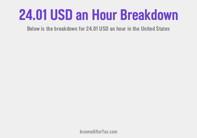How much is $24.01 an Hour After Tax in the United States?