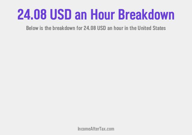 How much is $24.08 an Hour After Tax in the United States?