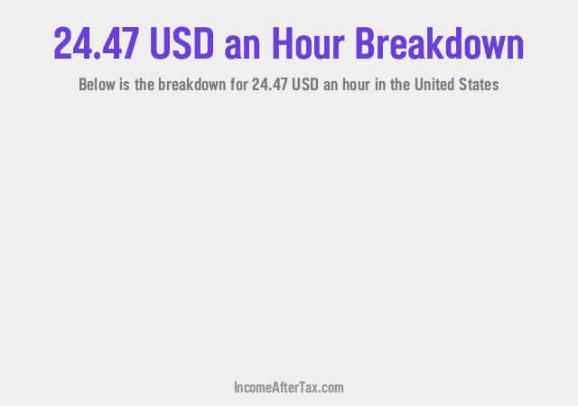 How much is $24.47 an Hour After Tax in the United States?