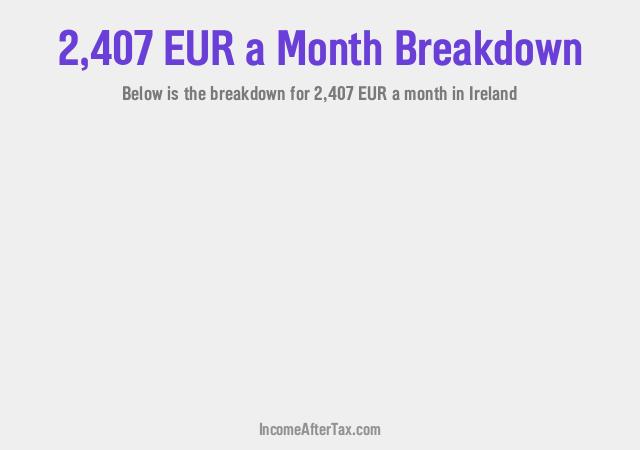How much is €2,407 a Month After Tax in Ireland?