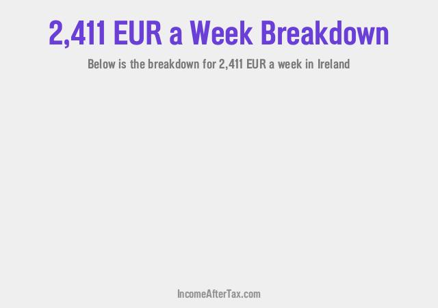 How much is €2,411 a Week After Tax in Ireland?