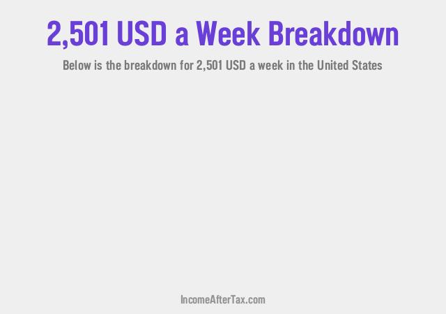 How much is $2,501 a Week After Tax in the United States?