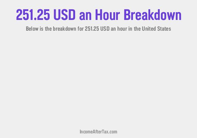 How much is $251.25 an Hour After Tax in the United States?