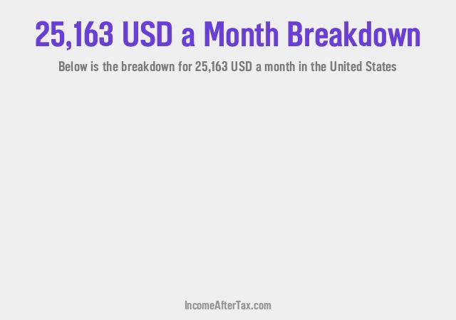 How much is $25,163 a Month After Tax in the United States?