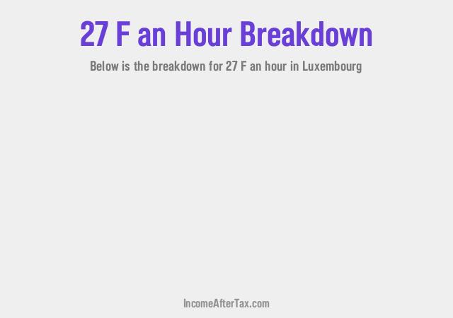How much is F27 an Hour After Tax in Luxembourg?