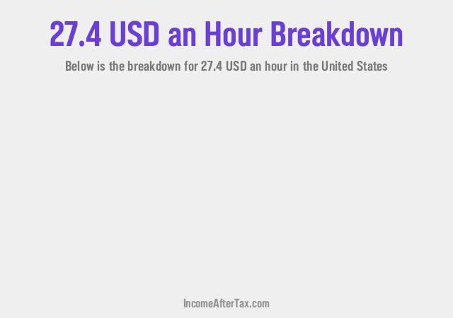 How much is $27.4 an Hour After Tax in the United States?