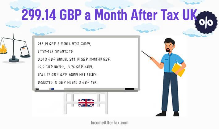 £299.14 a Month After Tax UK