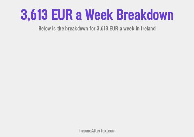How much is €3,613 a Week After Tax in Ireland?