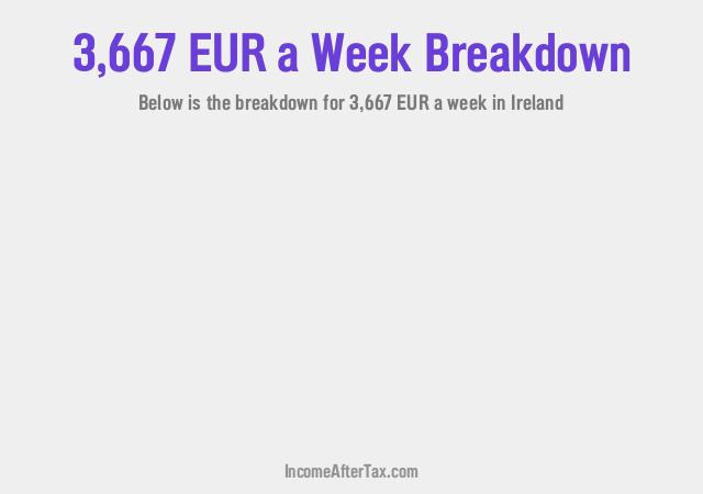 How much is €3,667 a Week After Tax in Ireland?