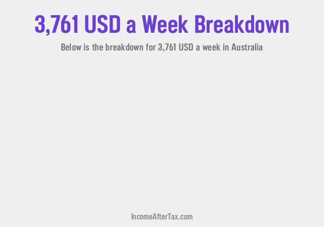 How much is $3,761 a Week After Tax in Australia?