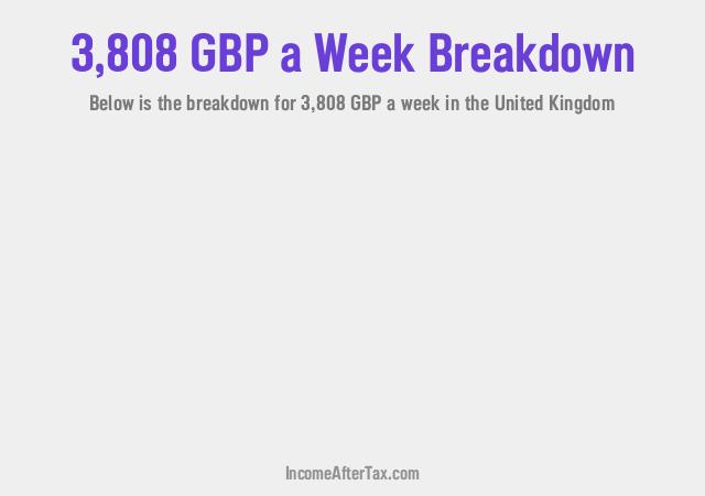 How much is £3,808 a Week After Tax in the United Kingdom?