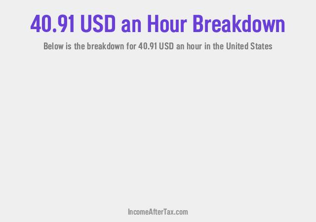 How much is $40.91 an Hour After Tax in the United States?