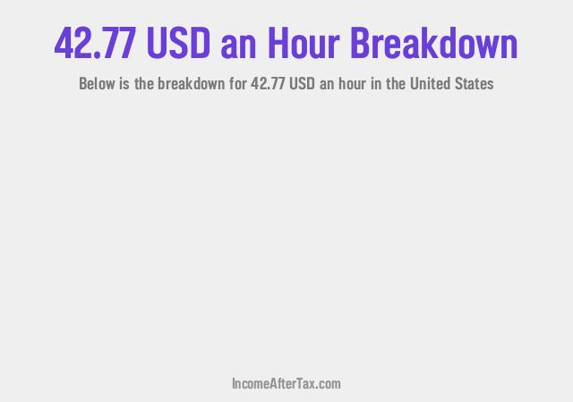 How much is $42.77 an Hour After Tax in the United States?