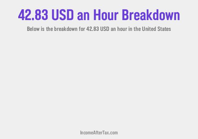 How much is $42.83 an Hour After Tax in the United States?