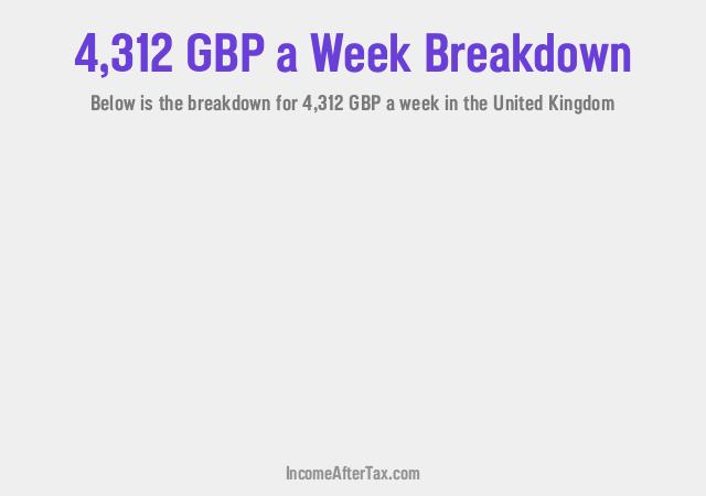 How much is £4,312 a Week After Tax in the United Kingdom?
