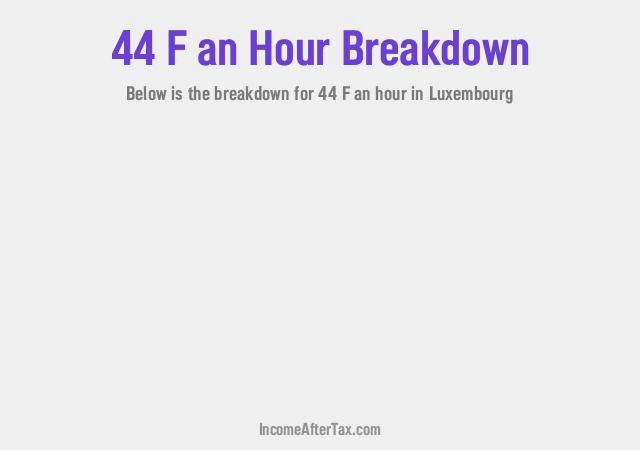 How much is F44 an Hour After Tax in Luxembourg?