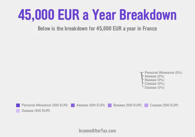 How much is €45,000 a Year After Tax in France?