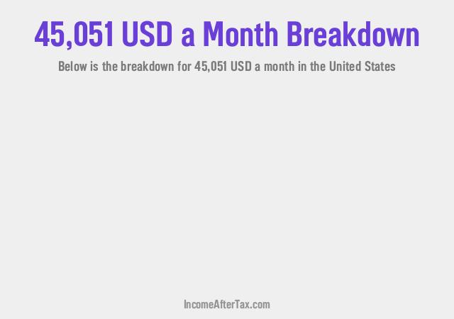 How much is $45,051 a Month After Tax in the United States?