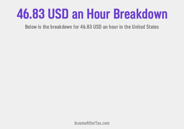 How much is $46.83 an Hour After Tax in the United States?