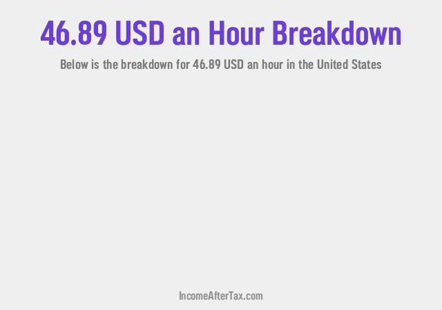 How much is $46.89 an Hour After Tax in the United States?