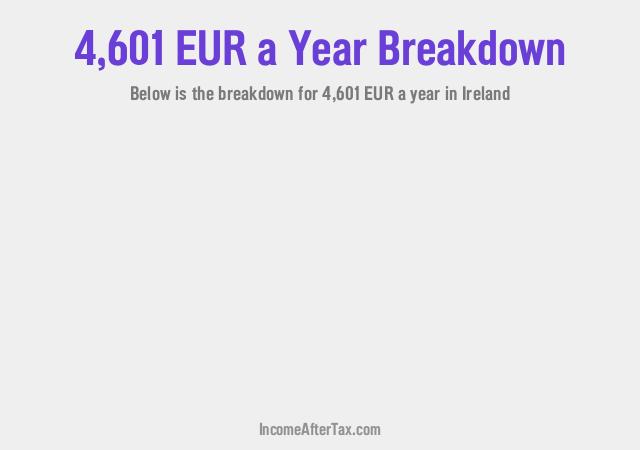 How much is €4,601 a Year After Tax in Ireland?