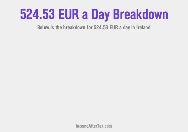 How much is €524.53 a Day After Tax in Ireland?