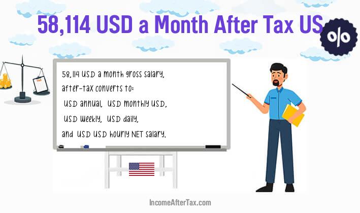 $58,114 a Month After Tax US