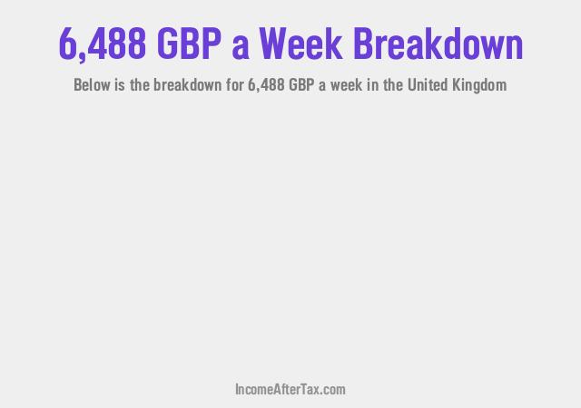 How much is £6,488 a Week After Tax in the United Kingdom?