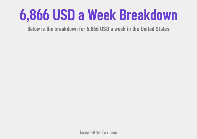 How much is $6,866 a Week After Tax in the United States?