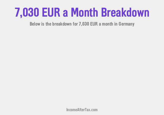 €7,030 a Month After Tax in Germany Breakdown