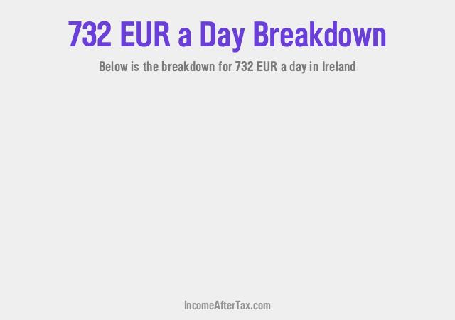 How much is €732 a Day After Tax in Ireland?