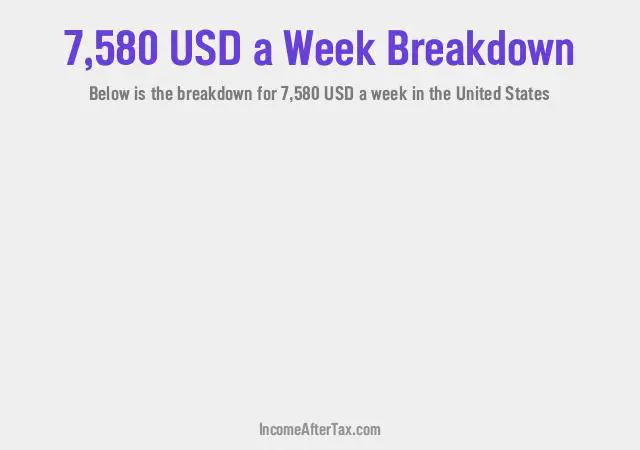 How much is $7,580 a Week After Tax in the United States?