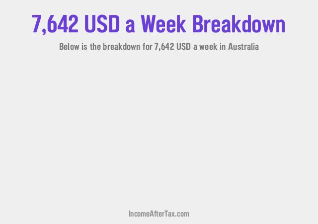 How much is $7,642 a Week After Tax in Australia?