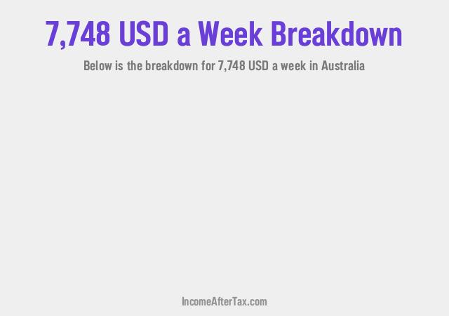 How much is $7,748 a Week After Tax in Australia?