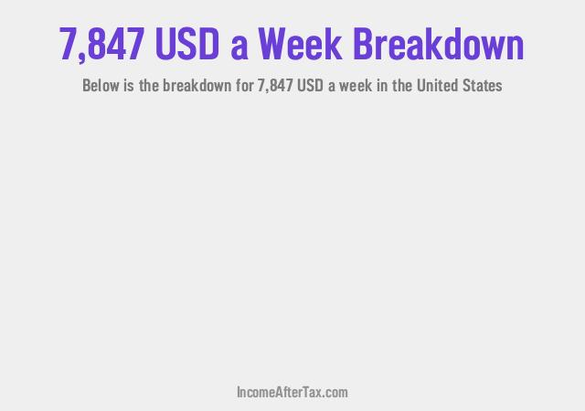 How much is $7,847 a Week After Tax in the United States?