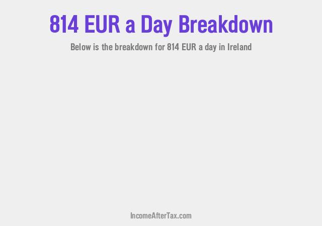 How much is €814 a Day After Tax in Ireland?