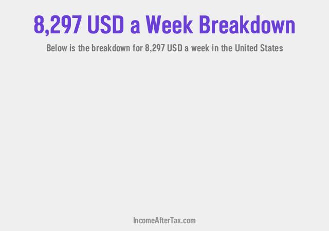 How much is $8,297 a Week After Tax in the United States?