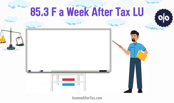 F85.3 a Week After Tax LU