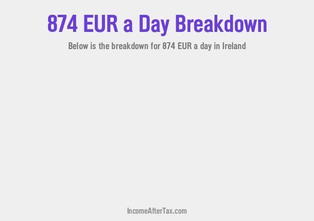 How much is €874 a Day After Tax in Ireland?