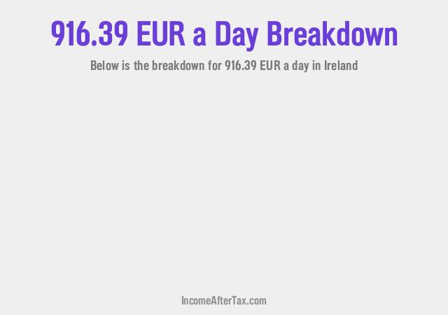 How much is €916.39 a Day After Tax in Ireland?