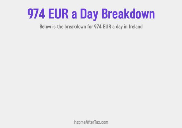 How much is €974 a Day After Tax in Ireland?